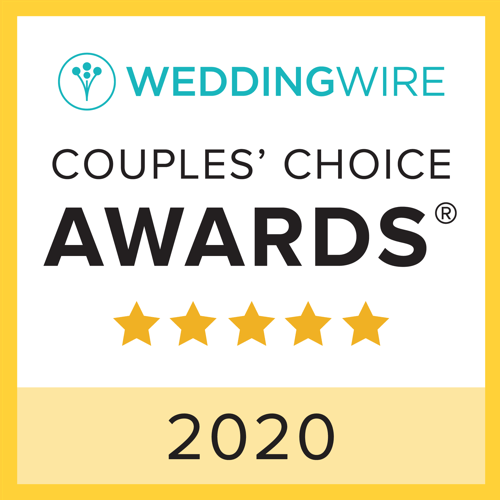 An image of the 2020 Weddingwire Couples' Choice Awards Winner Badge 